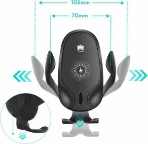 Alogy Uchwyt grawitacyjny do samochodu QI 15W 3