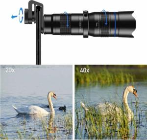Statyw Apexel Apexel APL-20-40XJJ04B Obiektyw Teleobiektyw do telefonu 20-40x Zoom + Statyw 2