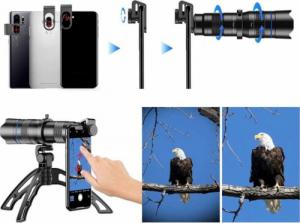 Statyw Apexel Apexel APL-20-40XJJ04B Obiektyw Teleobiektyw do telefonu 20-40x Zoom + Statyw 3