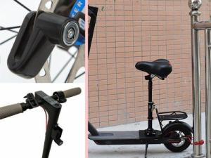Alogy Zapięcie zamek Alogy blokada koła hulajnogi / roweru / motocylku 9