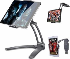 Stojak Alogy Uniwersalny uchwyt podstawka na biurko ścianę blat Alogy stojak na tablet do 13 cali Czarny 1