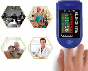 Pulsoksymetr 4kom.pl Medyczny Pulsoksymetr napalcowy Pulsometr OLED 2