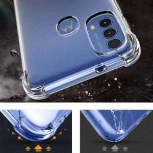 Alogy Silikonowe etui pancerne ShockProof Alogy do Motorola Moto E20/ E30/ E40 Przezroczyste 3