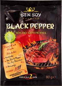 SEN SOY Sos Black Pepper do gotowania, pikantny 80g - Sen Soy 1