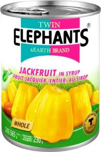 Twin Elephants & Earth Brand Żółty jackfruit w słodkim syropie 565g - Twin Elephants & Earth Brand 1