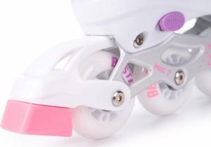 Rolki Bestif BRS02 z wymienną płozą regulowane różowe r. 34-37 15