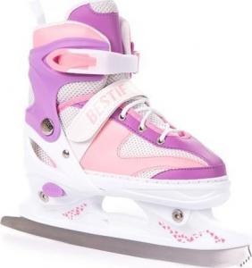 Rolki Bestif BRS02 z wymienną płozą regulowane różowe r. 34-37 4