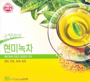 OTTOGI Hyunmi Nokcha - zielona herbata z brązowym ryżem, 50 saszetek - Ottogi 1