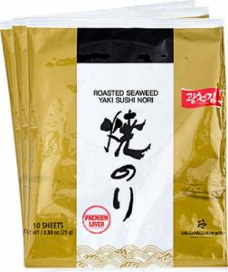 Kwangcheonkim Glony do sushi Yaki Nori GOLD 3 x 10 szt. - KC 1