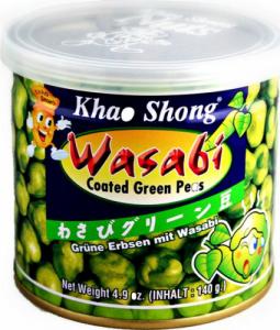 Khao Shong Prażony zielony groszek z wasabi 140g - Khao Shong 1