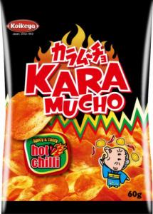Koikeya Chipsy Karamucho Hot Chilli, pikantne 60g - Koikeya 1