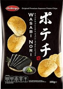 Koikeya Chipsy ziemniaczane Potechi Wasabi Nori 100g - Koikeya 1