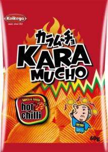 Koikeya Chipsy Karamucho Hot Chilli karbowane, pikantne 60g - Koikeya 1