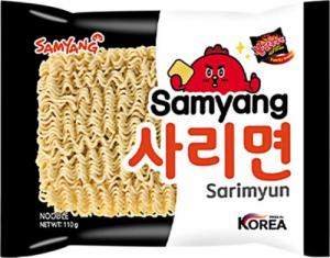 Samyang Plain Noodle Only Sarimyun, makaron instant bez dodatków 110g - Samyang 1
