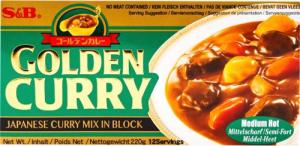 S&B Golden Curry Medium Hot (średnio ostre) 220g - S&B - danie w 30 min 1