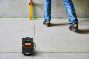 Heckermann Laser krzyżowy 4DL zielony 25 m 11