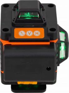 Heckermann Laser krzyżowy 4DL zielony 25 m 5