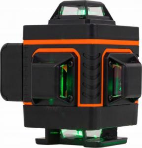 Heckermann Laser krzyżowy 4DL zielony 25 m 6