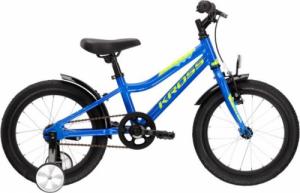 Kross Rower dziecięcy Racer 4.0 niebieski/limonkowy połysk 2022 1