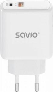 Ładowarka Savio LA-06 1x USB-A 1x USB-C 3 A (1_811675) 1