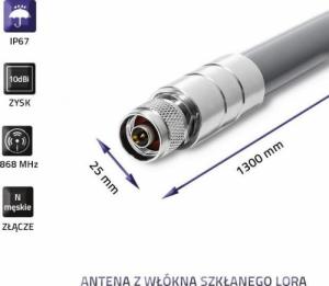 Antena Qoltec Antena LoRa | 10dBi | Zewnętrzna 5