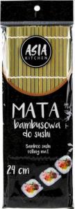 Asia Kitchen Mata bambusowa do sushi, gruba 24 x 24cm - Asia Kitchen 1