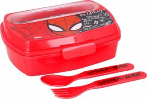 Stor Śniadaniówka pudełko na kanapki sztućce Spiderman 1