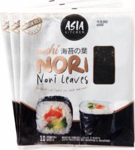 Asia Kitchen Algi Sushi Nori Premium Gold 3 x 10 szt - Asia Kitchen 1