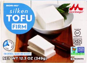 Morinaga Tofu jedwabiste niebieskie (twarde) 349g - Mori-Nu 1