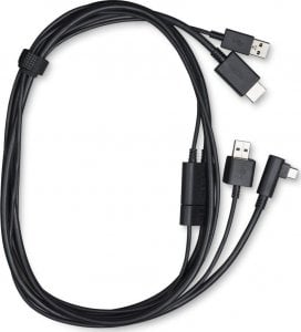 Kabel USB Wacom USB-A + USB-C - USB-A + HDMI Czarny (ACK44506Z) 1