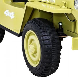 Ramiz Auto na akumulator Retro Wojskowy Beżowy 13