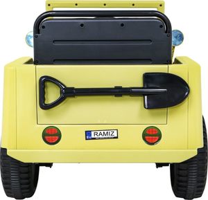 Ramiz Auto na akumulator Retro Wojskowy Beżowy 7