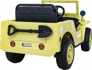 Ramiz Auto na akumulator Retro Wojskowy Beżowy 8