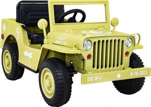 Ramiz Auto na akumulator Retro Wojskowy Beżowy 10