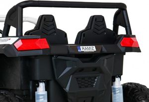 Ramiz Auto Buggy XXL ATV Racing STRONG 4x4 na akumulator Biały 13