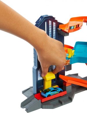 Mattel Hot Wheels Wyścigowe miasto zestaw CDL36 5