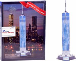 Jokomisiada Puzzle 3D 23el World Trade Center Nowy Jork ZA3787 1