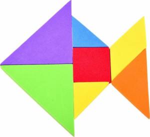 Jokomisiada Puzzle piankowe układanka logiczna tangram ZA3343 7