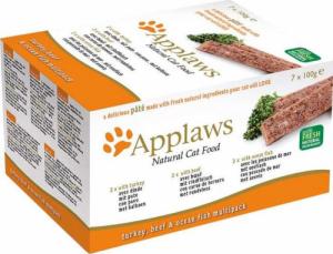 Applaws Applaws Cat Pate Multipack Turkey, Beef & Ocean Fish 7x100g 1