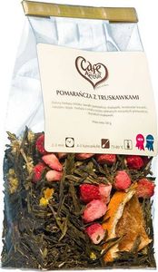 Cafe Creator Herbata liściasta zielona Pomarańcza z Truskawkami 50 g 1