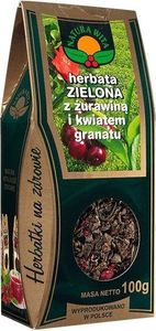 NATURA-WITA NATURA-WITA Herbata zielona z żurawiną i kwiatem granatu 100g 1