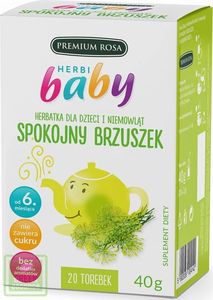 Premium Rosa Herbatka dla dzieci i niemowląt Spokojny Brzuszek 20 torebek 1