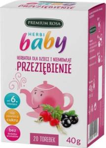 Premium Rosa Herbatka dla dzieci i niemowląt Przeziębienie 20 torebek 1