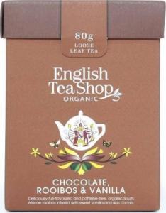 English Tea Shop Herbata sypana czekolada, rooibos, wanilia BIO 80 g English Tea Shop 1