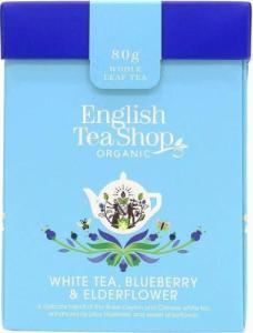 English Tea Shop Herbata biała sypana z dzikim bzem i borówką BIO 80 g English Tea Shop 1