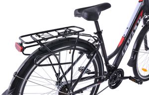 Fuzlu Rower trekkingowy 28 Fuzlu Escape 1.0 Lady (18") czarny/czerwony/biały mat 3