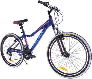 Fuzlu Fuzlu Team 24 alu. (14,5") ciemnoniebieski/czerwony/biały mat rower górski 3