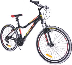 Fuzlu Fuzlu Team 24 alu. (14,5") czarny/zółty/czerwony połysk rower górski 3