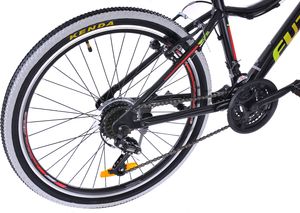 Fuzlu Fuzlu Team 24 alu. (14,5") czarny/zółty/czerwony połysk rower górski 4