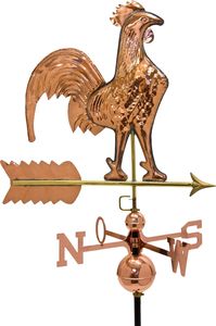 MKS Wiatrowskaz duży kogut miedziany na dach, altankę 1